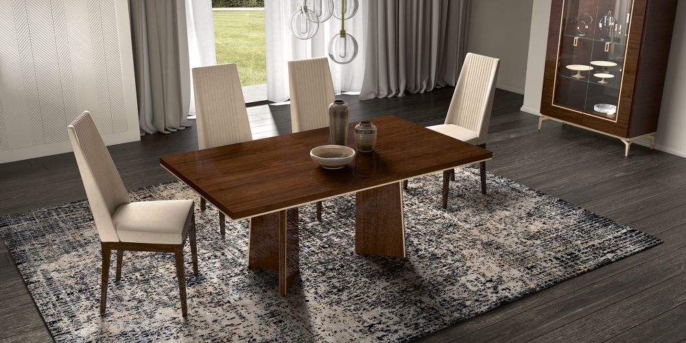 Product photograph of Status Eva Day Walnut Brown 250cm Italian Dining Table from Choice Furniture Superstore.